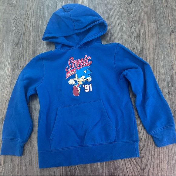 Sonic boys hoodie size 8 - Picture 1 of 4